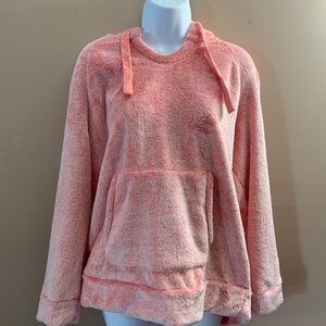 Pink Sherpa Pullover